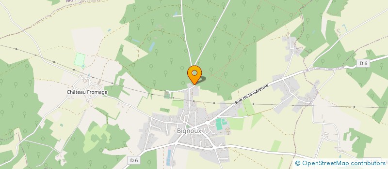 localisation de l'entreprise MONSIEUR ANTOINE BURGUET  BIGNOUX