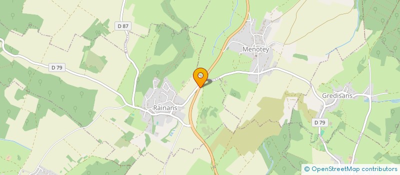 localisation de l'entreprise MONSIEUR ANTOINE BUSSARD  RAINANS