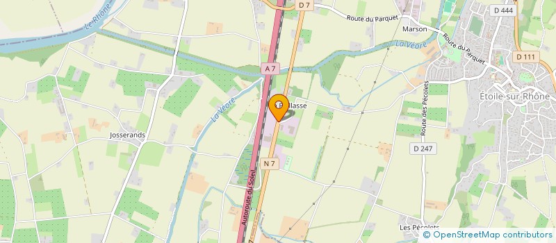 localisation de l'entreprise MONSIEUR ANTOINE BUSSARD  ETOILE-SUR-RHONE