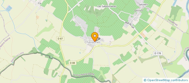 localisation de l'entreprise MONSIEUR ANTOINE BUTET  LE PUY-NOTRE-DAME