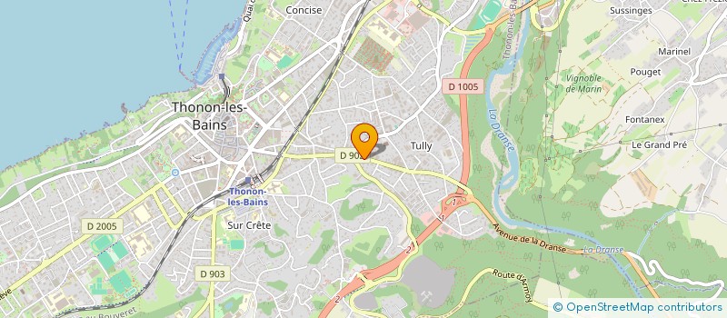 localisation de l'entreprise MONSIEUR ANTOINE BUTTAY  THONON-LES-BAINS