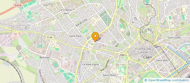 localisation de l'entreprise MONSIEUR ANTOINE CABART à CAEN
