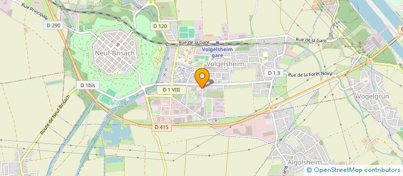 localisation de l'entreprise MONSIEUR ANTOINE CABRERA à VOLGELSHEIM