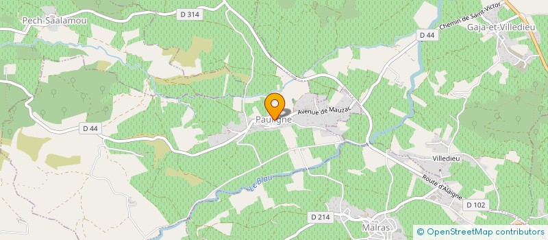 localisation de l'entreprise MONSIEUR ANTOINE CABRERA  PAULIGNE