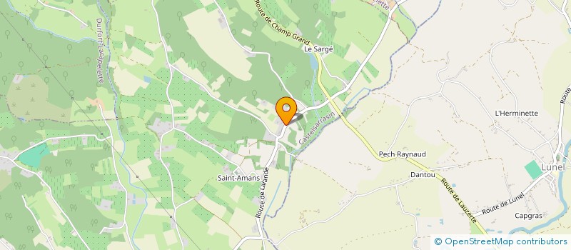 localisation de l'entreprise MONSIEUR ANTOINE CACERES  MOISSAC