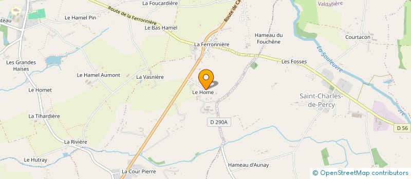 localisation de l'entreprise MONSIEUR ANTOINE CAHIERC  SOULEUVRE EN BOCAGE