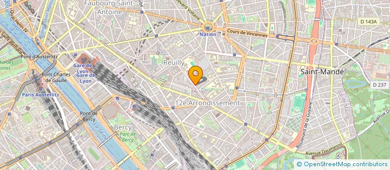 localisation de l'entreprise MONSIEUR ANTOINE CAILLOU  PARIS