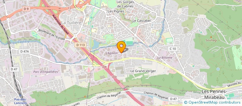 localisation de l'entreprise MONSIEUR ANTOINE CALMES à LES PENNES-MIRABEAU