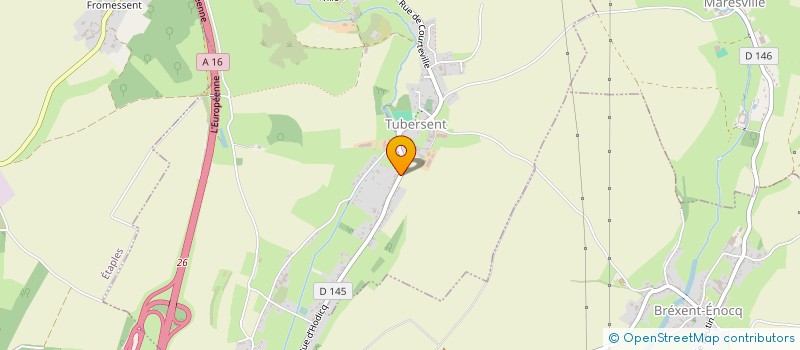 localisation de l'entreprise MONSIEUR ANTOINE CALOIN  TUBERSENT