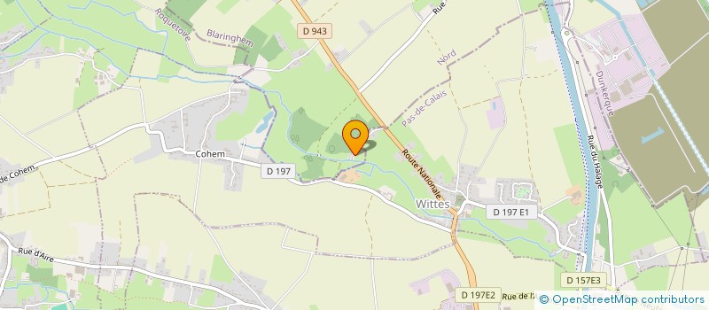 localisation de l'entreprise MONSIEUR ANTOINE CAMELOT  BLARINGHEM