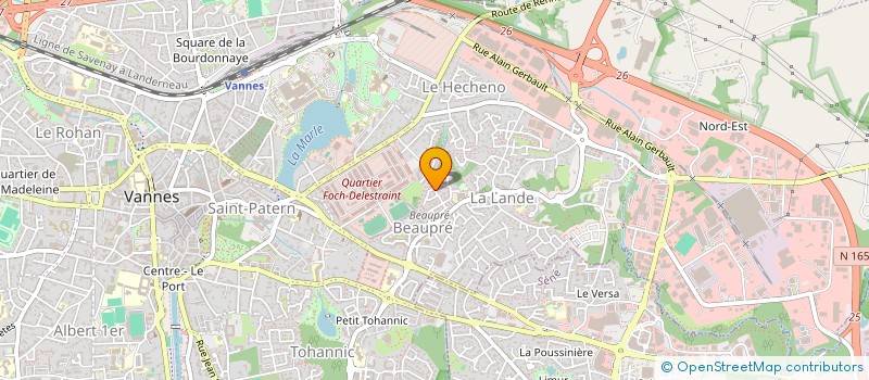 localisation de l'entreprise MONSIEUR ANTOINE CAMENEN à VANNES