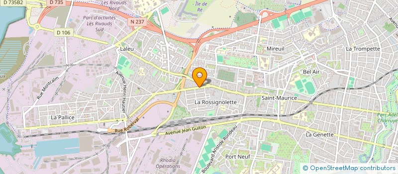 localisation de l'entreprise MONSIEUR ANTOINE CAMILLE DEROUET  LA ROCHELLE