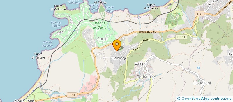 localisation de l'entreprise MONSIEUR ANTOINE CAMPANA à CORBARA