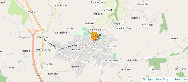 localisation de l'entreprise MONSIEUR ANTOINE CAMPORA  MOREAC