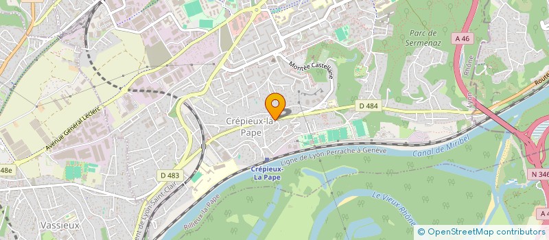 localisation de l'entreprise MONSIEUR ANTOINE CAMPOS  OULLINS-PIERRE-BENITE