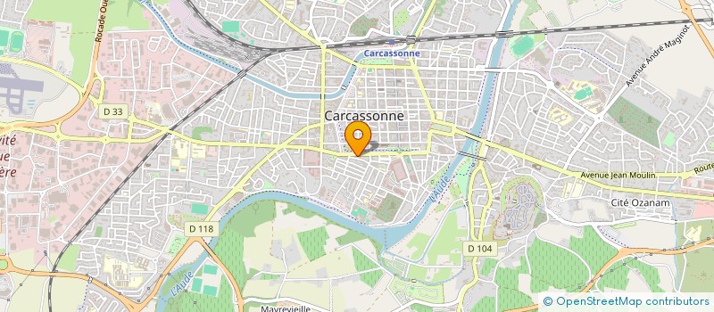 localisation de l'entreprise MONSIEUR ANTOINE CANAVY  CARCASSONNE