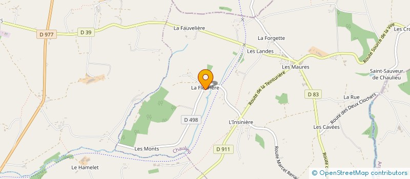 localisation de l'entreprise MONSIEUR ANTOINE CANNEVIERE  CHAULIEU