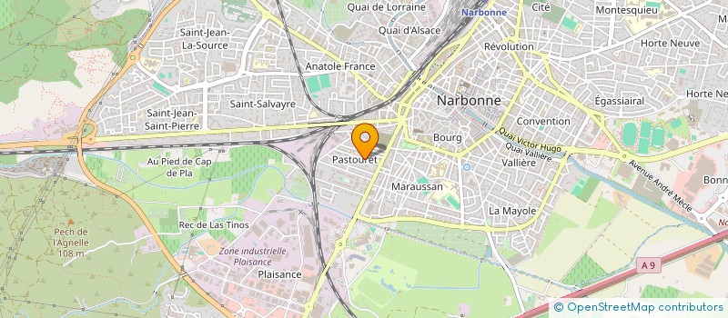 localisation de l'entreprise MONSIEUR ANTOINE CANO  NARBONNE