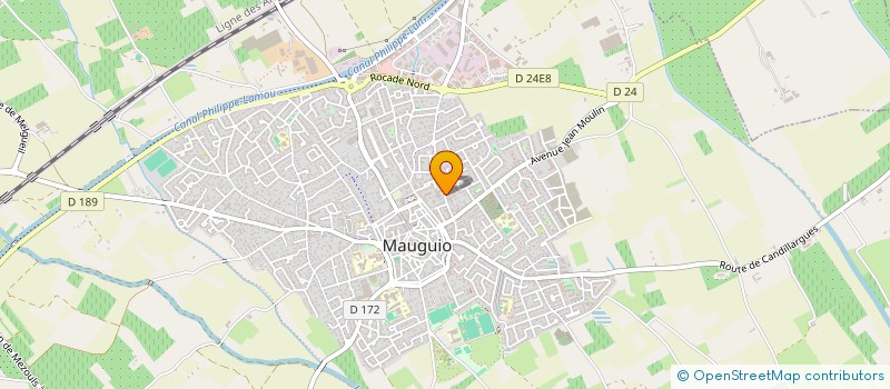 localisation de l'entreprise MONSIEUR ANTOINE CANOVAS  MAUGUIO