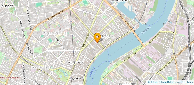 localisation de l'entreprise MONSIEUR ANTOINE CAPEYRON  BORDEAUX