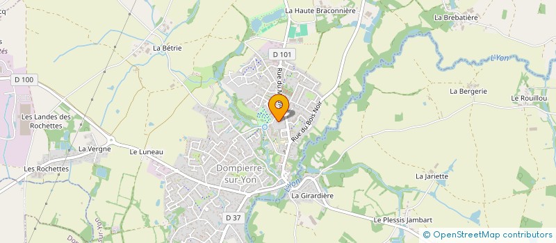 localisation de l'entreprise MONSIEUR ANTOINE CAQUINEAU à DOMPIERRE-SUR-YON