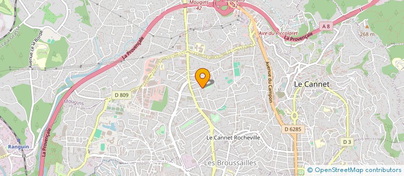 localisation de l'entreprise MONSIEUR ANTOINE CARA à LE CANNET