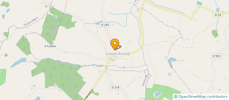 localisation de l'entreprise MONSIEUR ANTOINE CARAYON  CASTET-ARROUY