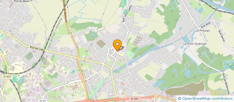 localisation de l'entreprise MONSIEUR ANTOINE CARETTE  BEUVRY