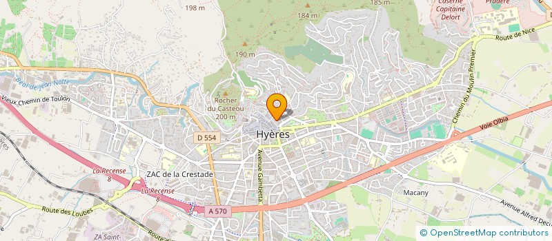 localisation de l'entreprise MONSIEUR ANTOINE CARLI  HYERES