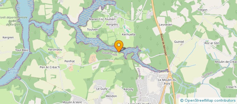 localisation de l'entreprise MONSIEUR ANTOINE CARMICHAEL  GOUESNACH