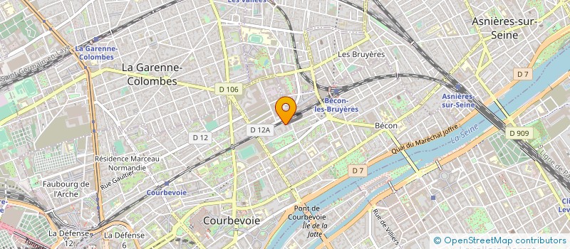 localisation de l'entreprise MONSIEUR ANTOINE CARNESCIALI à COURBEVOIE