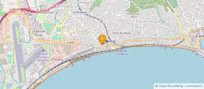 localisation de l'entreprise MONSIEUR ANTOINE CARNESI à CANNES