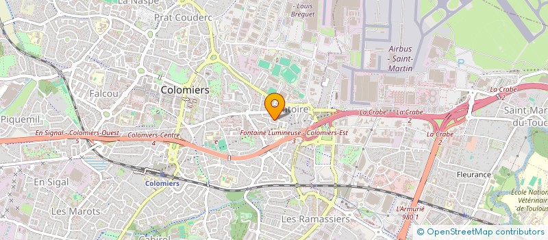 localisation de l'entreprise MONSIEUR ANTOINE CARRERA  COLOMIERS
