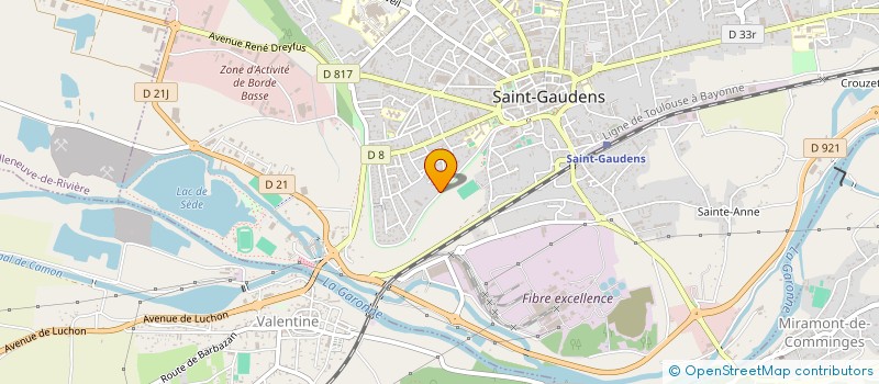 localisation de l'entreprise MONSIEUR ANTOINE CARRERE  SAINT-GAUDENS