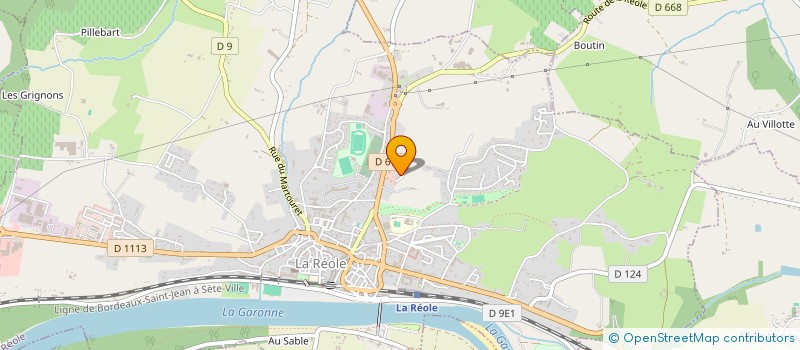 localisation de l'entreprise MONSIEUR ANTOINE CARRION  LA REOLE