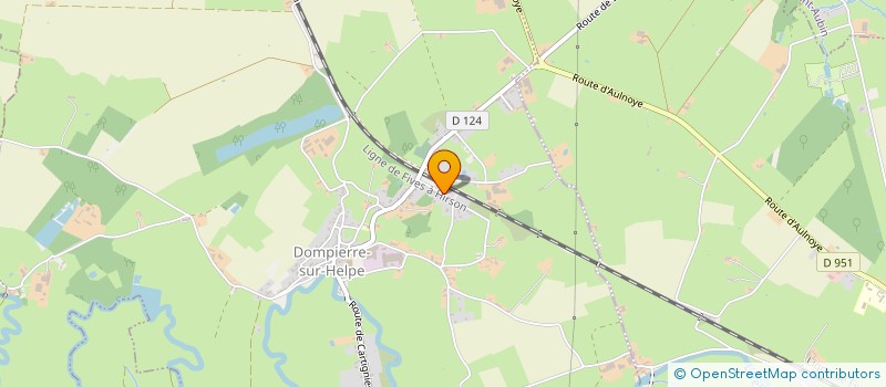 localisation de l'entreprise MONSIEUR ANTOINE CARTON  DOMPIERRE-SUR-HELPE