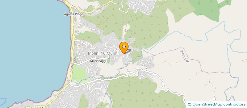 localisation de l'entreprise MONSIEUR ANTOINE CASAMARTA  ALBITRECCIA