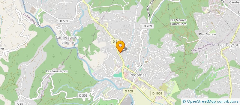 localisation de l'entreprise MONSIEUR ANTOINE CASCINO  PEGOMAS