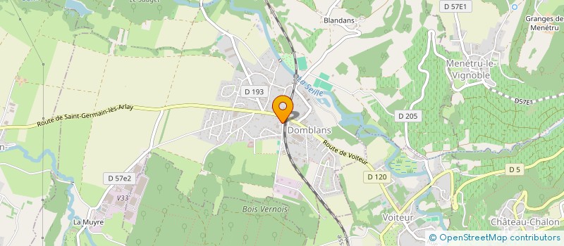 localisation de l'entreprise MONSIEUR ANTOINE CASOLI  DOMBLANS