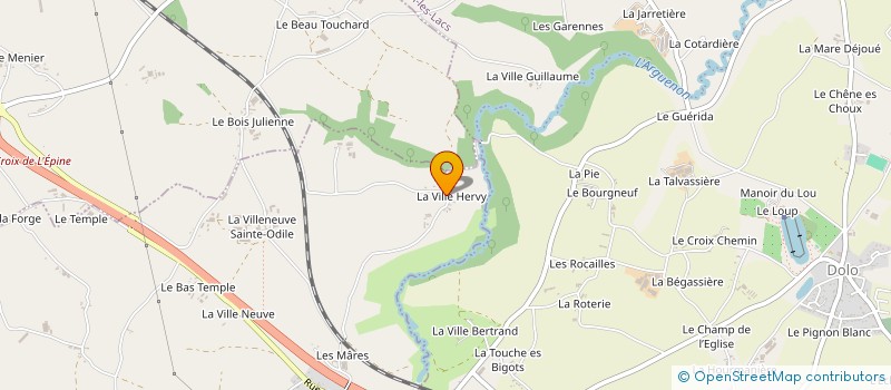 localisation de l'entreprise MONSIEUR ANTOINE CASSAGNAU  PLENEE-JUGON