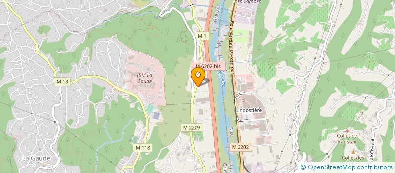 localisation de l'entreprise MONSIEUR ANTOINE CASSAR  LA GAUDE