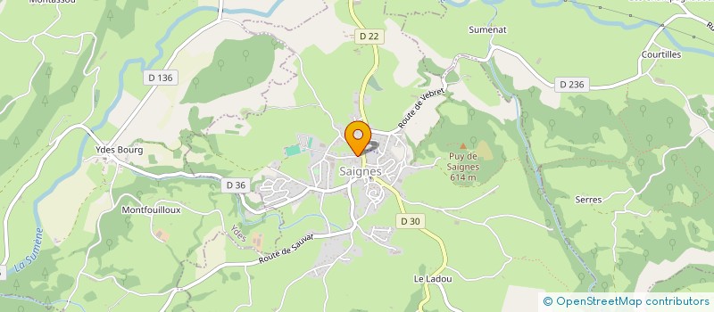 localisation de l'entreprise MONSIEUR ANTOINE CASTELAIN à SAIGNES