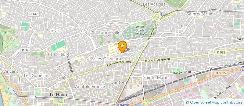 localisation de l'entreprise MONSIEUR ANTOINE CASTETZ  LE HAVRE