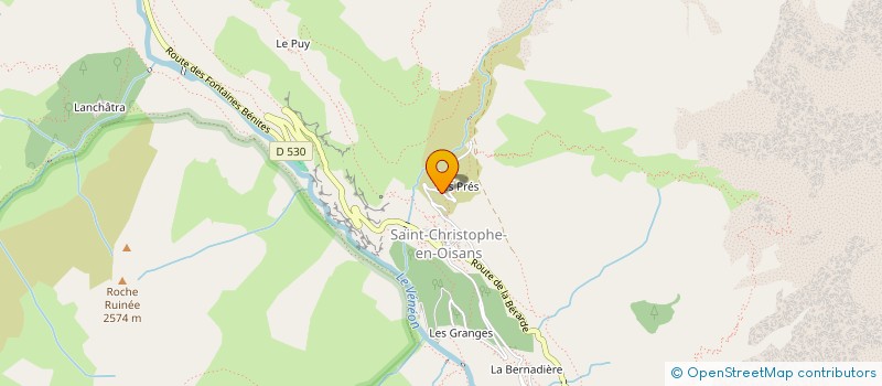 localisation de l'entreprise MONSIEUR ANTOINE CASTEX à SAINT-CHRISTOPHE-EN-OISANS