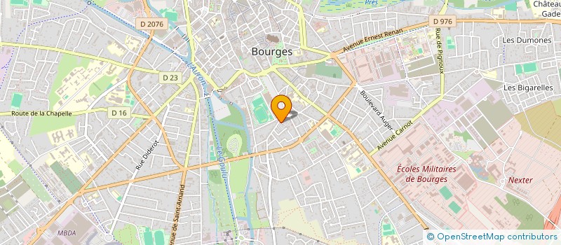 localisation de l'entreprise MONSIEUR ANTOINE CASTILLO  BOURGES