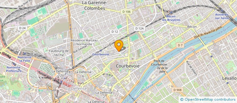 localisation de l'entreprise MONSIEUR ANTOINE CATHELOT à COURBEVOIE
