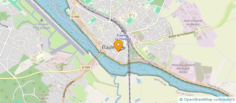 localisation de l'entreprise MONSIEUR ANTOINE CATTEAU à ETAPLES