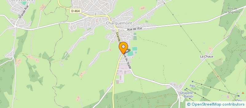 localisation de l'entreprise MONSIEUR ANTOINE CATTET  CHARQUEMONT