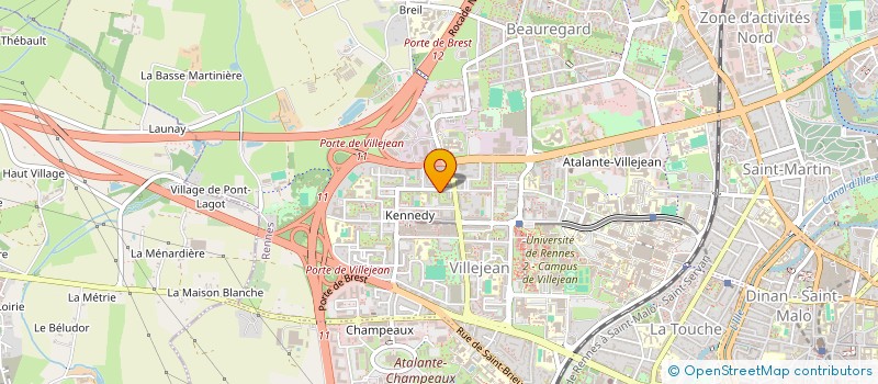 localisation de l'entreprise MONSIEUR ANTOINE CAUDAN  RENNES