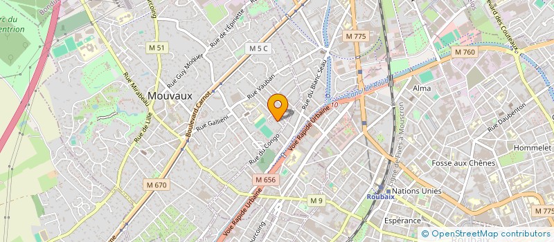 localisation de l'entreprise MONSIEUR ANTOINE CAULIEZ à MOUVAUX